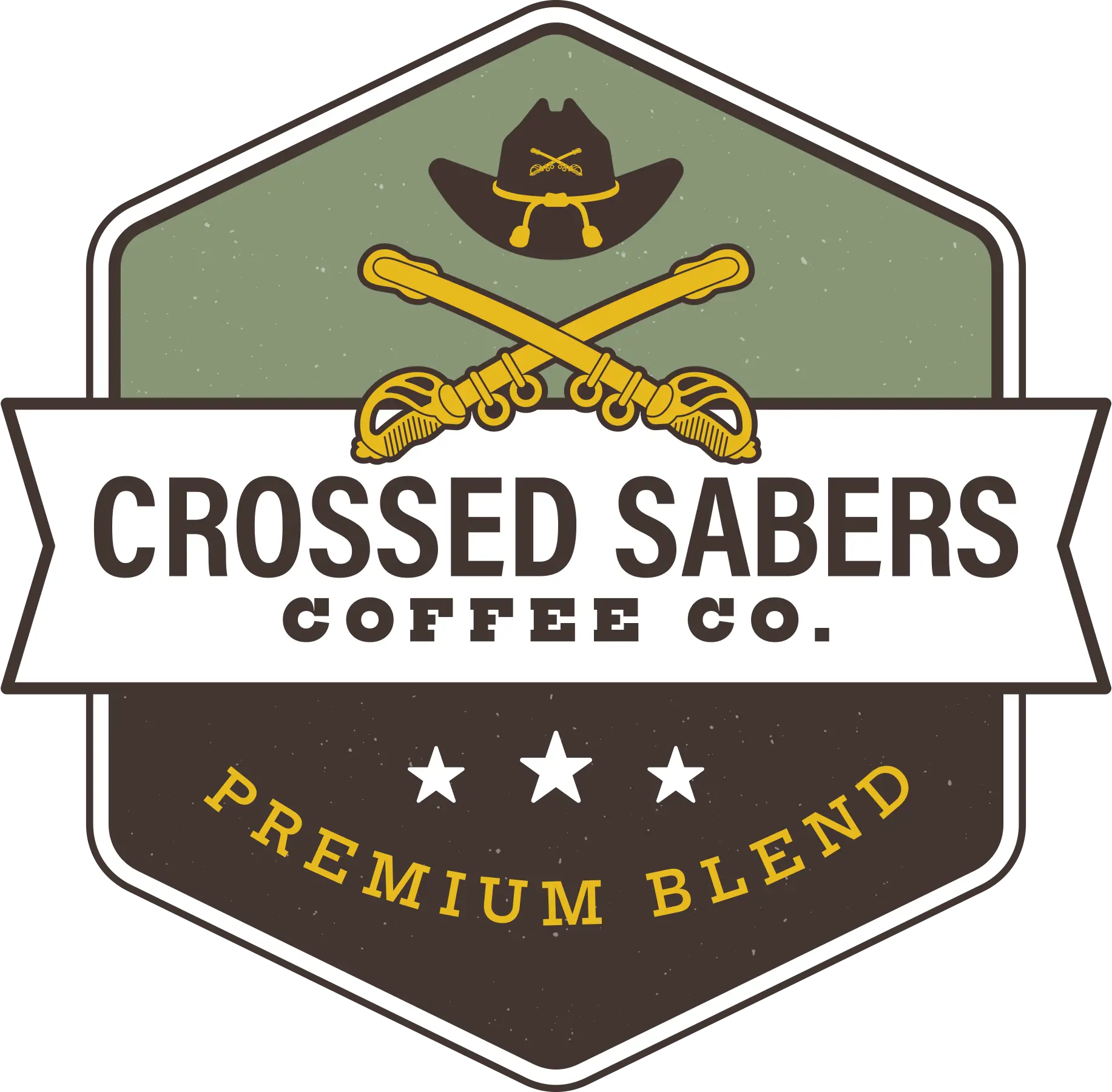Crossed Sabers Coffee logo